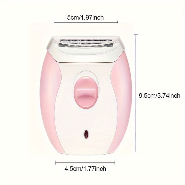 YOPTOP Women‘s Electric Razor - USB Electric Lady Shaver Ladies Epilator Razor Multi Purpose Foil Shaver With Stainless Steel Blade USB Charging Rechargeable Lithium Battery Suitable,Pink