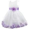 thumbnail image 2 of TiaoBug Sequined Lace Bodice Shining Crystal Waist Flower Party Summer Evening Prom Pageant Dress Lavender 14, 2 of 4