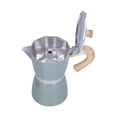 thumbnail image 2 of Stovetop Moka Pot, Coffee Maker 300ML Ergonomic Handle Design  For Home For Office Cyan Blue, 2 of 8
