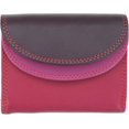thumbnail image 4 of VISCONTI Rainbow Collection Small Leather Purse RFID and Tap and Go RB126 (Plum Multi), 4 of 5