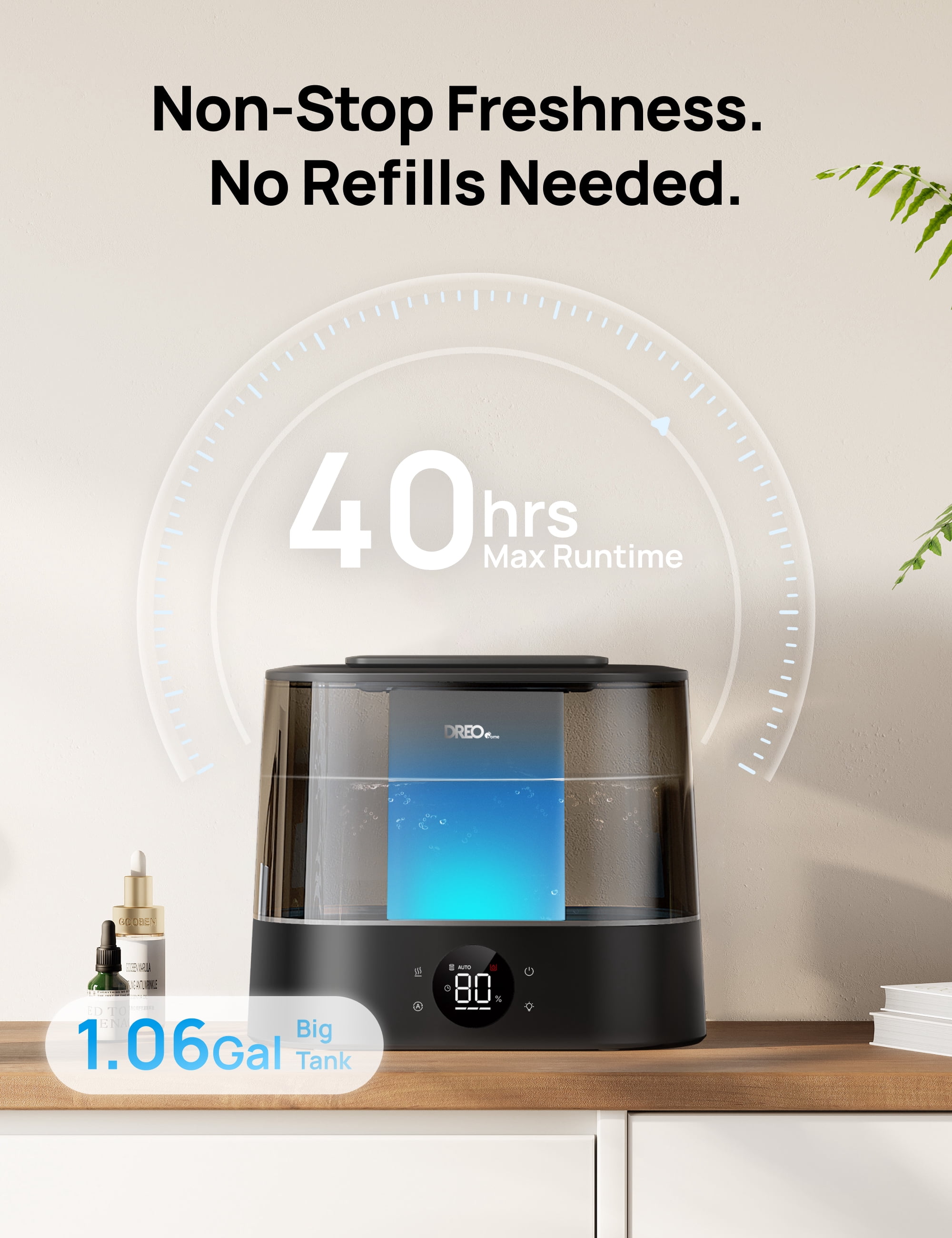 DREO 4L Cool Mist Humidifier