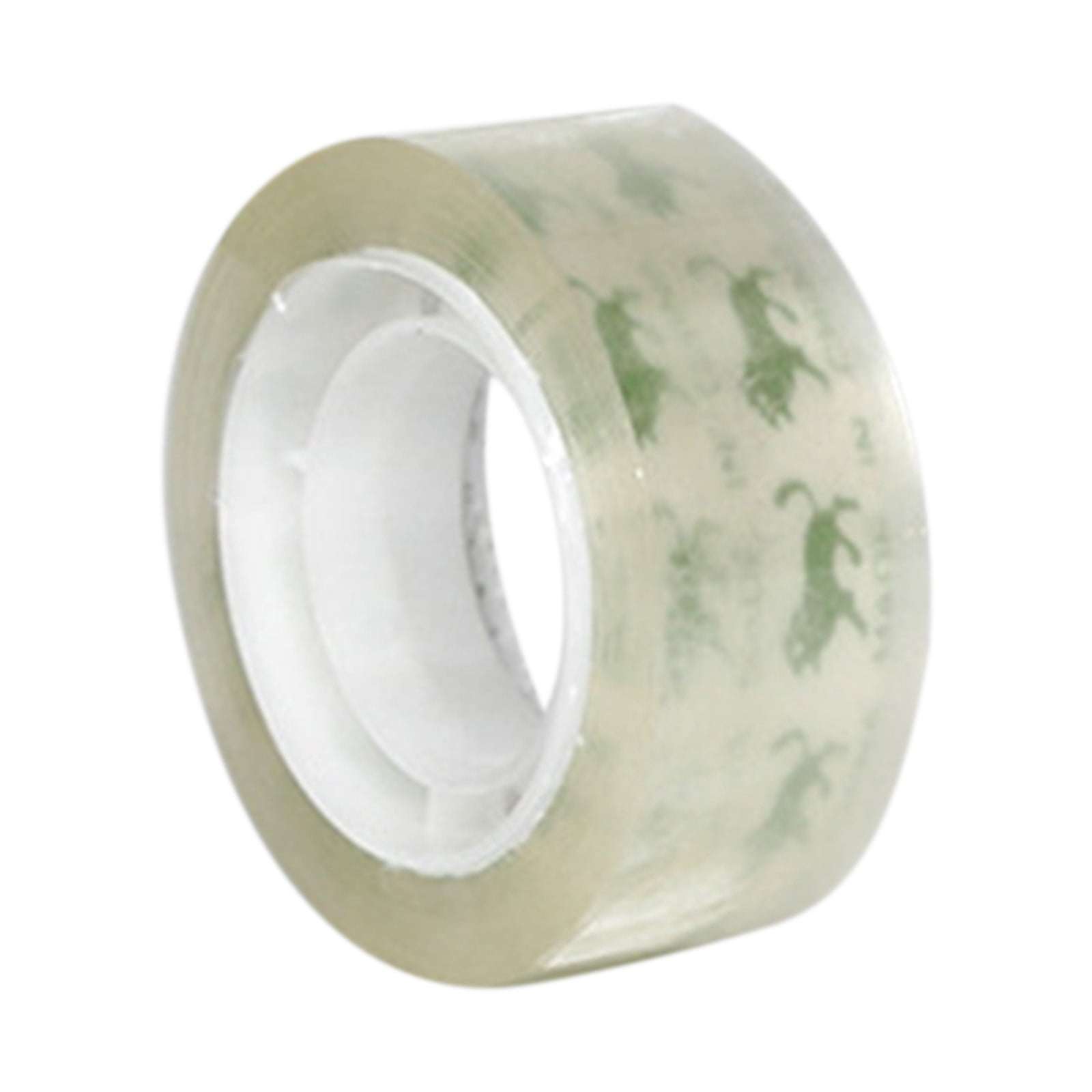 Clear Stationery Small Tape Larger Size High Adhesion Durable Transparent Sealing Solution For Packaging Crafting Office Supply Plastic Material Clear
