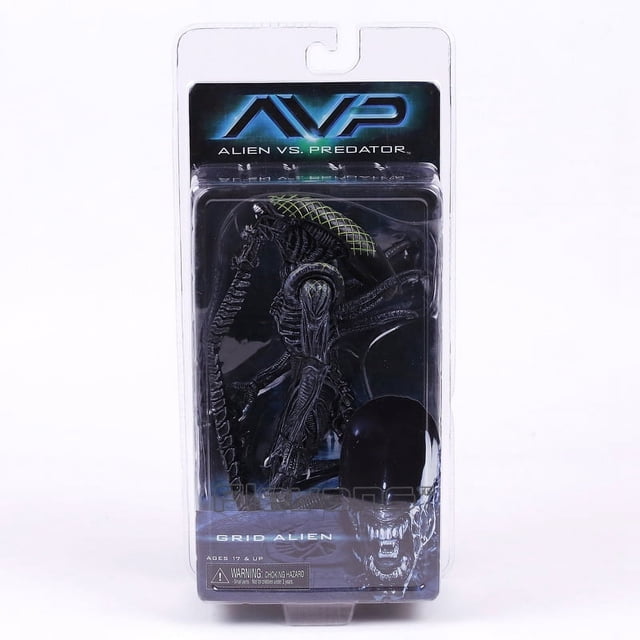 NECA Aliens Guerrier Xénomorphe Serpent à Grille Alien Ellen Ripley Collection Figurine d'Action Modèle de Film Jouet. une Figurine d'Action en PVC de 17-20 cm Présentant un design Xénomorphe Détaillé de la Série Alien vs. Prédateur, Emballée dans Sa Boîte d'Origine avec un devant en Plastique Transparent Affichant la Figurine. Convient aux 14 Ans et Plus et Certifiée CE.