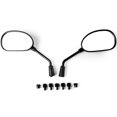 thumbnail image 2 of Krator Custom Rear View Mirrors Black Pair w/Adapters Compatible with KTM Adventure 50 950 990, 2 of 4
