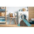 thumbnail image 2 of Ahgly Company Tapis d'Intérieur Rectangulaire Transitionnel Brun Café Lavable à la Machine, 2 Pieds x 3 Pieds, 2 of 7