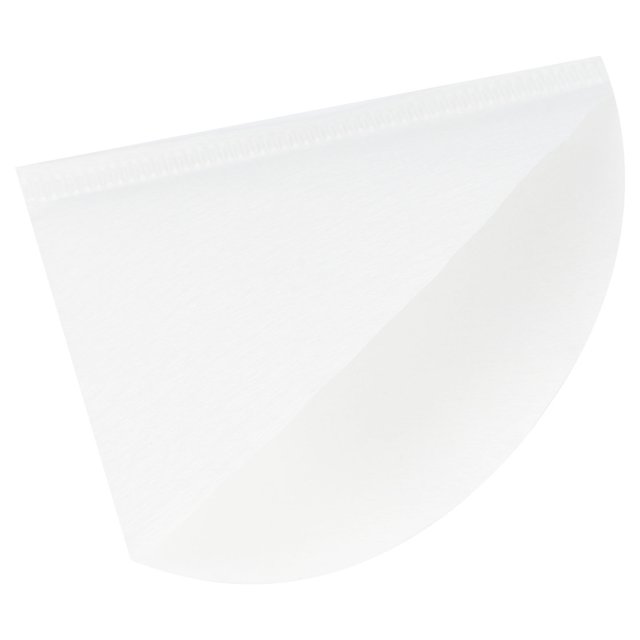 Fyearfly 100Pcs Coffee Filter Paper White Fan-Shaped Disposable Coffee Filter Paper Accessory for V60 Drip Coffee Filter, 5.5x3.9inch