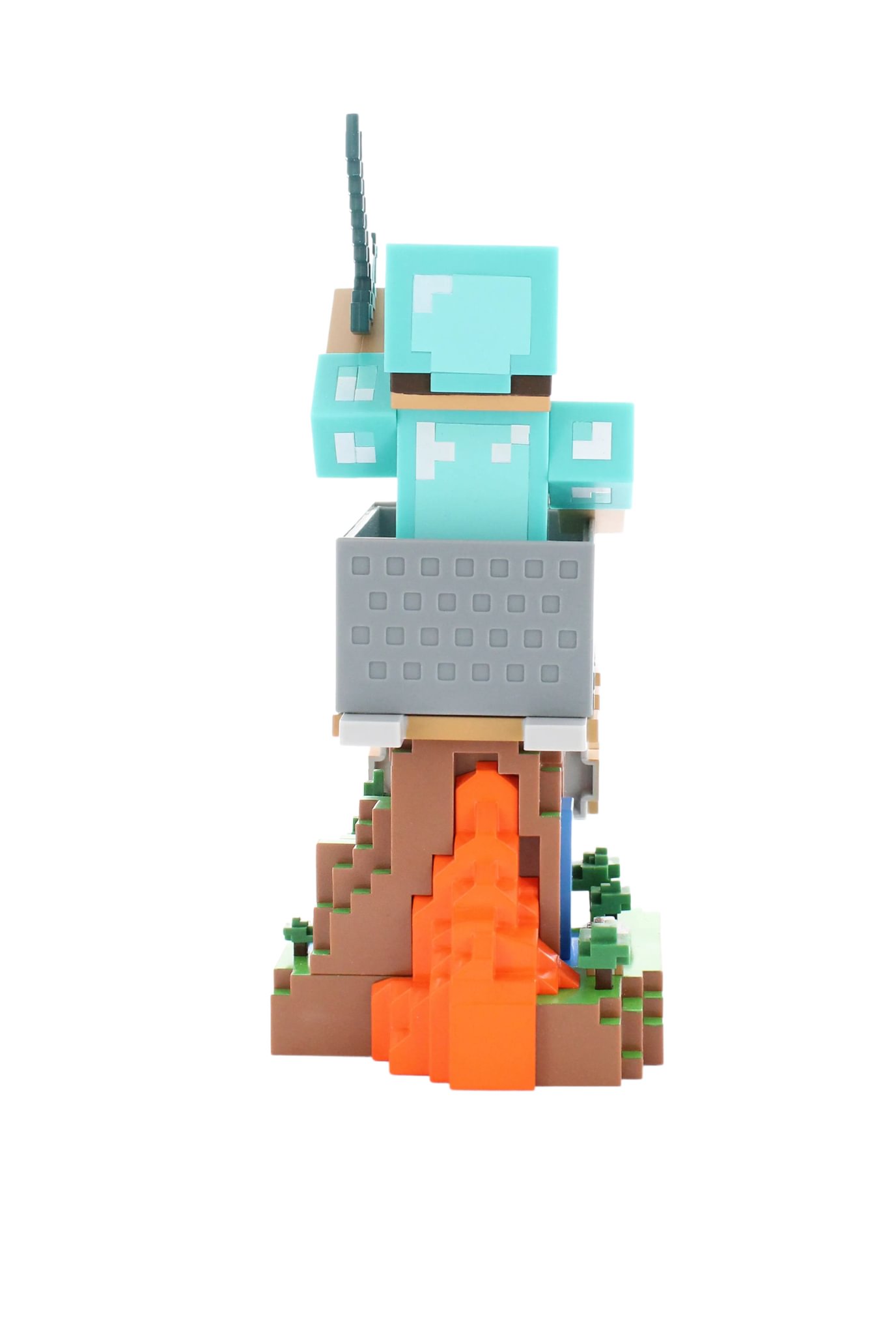 Exquisite Gaming Minecraft: Steve Cable Guy R.E.S.T support d'appareil de figurine à collectionner