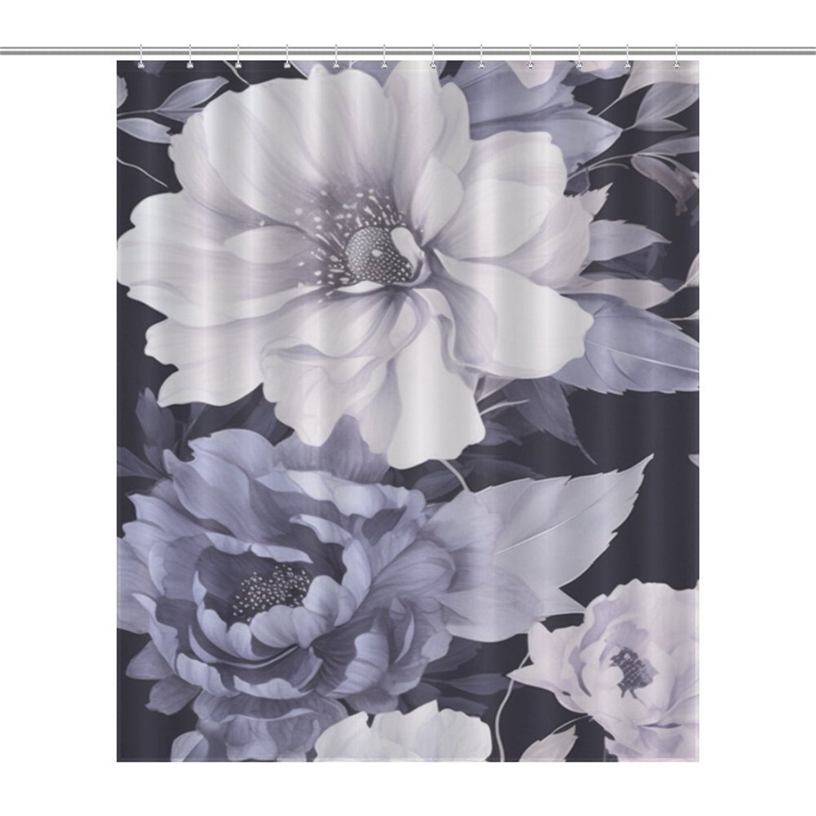 TIELUTT Shower Curtain for Bathroom Shower Curtain Bathtub Liner Hotel Shower Curtain with Detachable Liner Nylon Shower Curtain 72x72 Fabric Shower Curtain Liner Cow Shower Curtains for the Bathroom