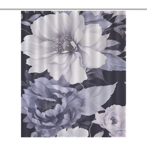 TIELUTT Shower Curtain for Bathroom Shower Curtain Bathtub Liner Hotel Shower Curtain with Detachable Liner Nylon Shower Curtain 72x72 Fabric Shower Curtain Liner Cow Shower Curtains for the Bathroom