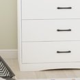 thumbnail image 4 of MONSLIPA Commode à 3 Tiroirs, Organisateur de Commode avec Dessus de Table à Langer pour Chambre, Salon, Chambre de Bébé, Blanc, 4 of 6