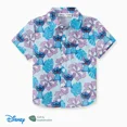 thumbnail image 5 of Disney Chemises Garçons Polo Graphique Lilo et Stitch Chemise Fleurie Ensemble Assorti pour la Famille Tenues d'Été, 5 of 5