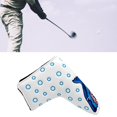 thumbnail image 4 of ziyahi Couvre-Chef Imperméable pour Putter de Golf en PU, Couvre-Chef de Lame de Club, Manchon Protecteur, 4 of 9