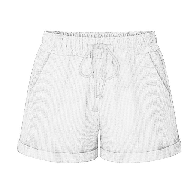 Birdeem Shorts for Women Womens Fashionable Solid Color Three Way Pants with Drawstring Shorts