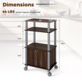 thumbnail image 3 of Giantex Étagère de Boulanger Étagère pour Four à Micro-Ondes Étagères Organisateur de Rangement de Cuisine, 3 of 9