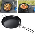 thumbnail image 3 of Camping Backpacking Cookware Non-Slip Iron Frying Frypan Lightweight 12'', 3 of 8