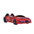 thumbnail image 1 of Red Aero Premium Race Car Bed with Mattress, 1 of 2