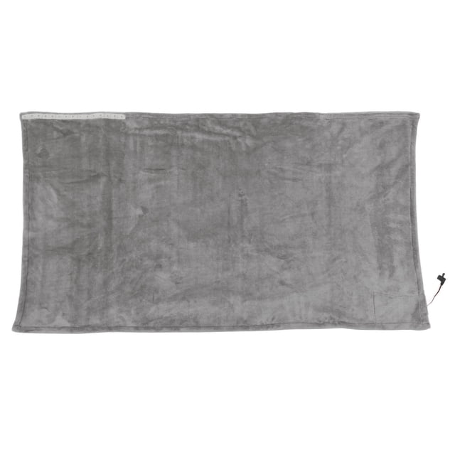 DeWin Couverture chauffante électrique en gris clair, fabriquée en fibre de polyacrylonitrile douce et délicate. Cette couverture USB portable offre une technologie de chauffage avancée avec température constante, idéale pour une utilisation intérieure et extérieure. Lavable en machine et légère, elle convient à la maison, au bureau, ou en déplacement. Parfaite comme chauffage d'appoint ou pour soulager les douleurs musculaires.