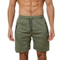 thumbnail image 1 of Plebaso Men's Athletic Shorts Casual Drawstring Quick Dry Running Shorts Lightweight with Zipper Pockets, 1 of 6