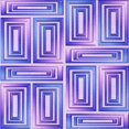 thumbnail image 1 of Ahgly Tapis d'Intérieur Lavable en Machine Carré Transitionnel Mauve Violet, 6 Pieds Carré, 1 of 7
