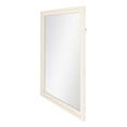 thumbnail image 2 of Mainstays Linen Wrap Wall Mirror with Frame, Natural Finish, 23x28in. Has Frame, Home Decor, Contemporary, Boho, 2 of 6