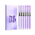 thumbnail image 2 of TopLLC Home Office Furniture Straight Liquid Ballpoint Pen Macaroon Color Sign Pen 0.5mm High Capacity Black Water Pen Student Exam Fast Drying Pen Plastic Boxed Sign Pens, 2 of 6