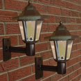 thumbnail image 2 of 2pcs Lampe Solaire Murale Extérieure Patio Cour Jardin Rue Style Lampe Étanche, 2 of 8
