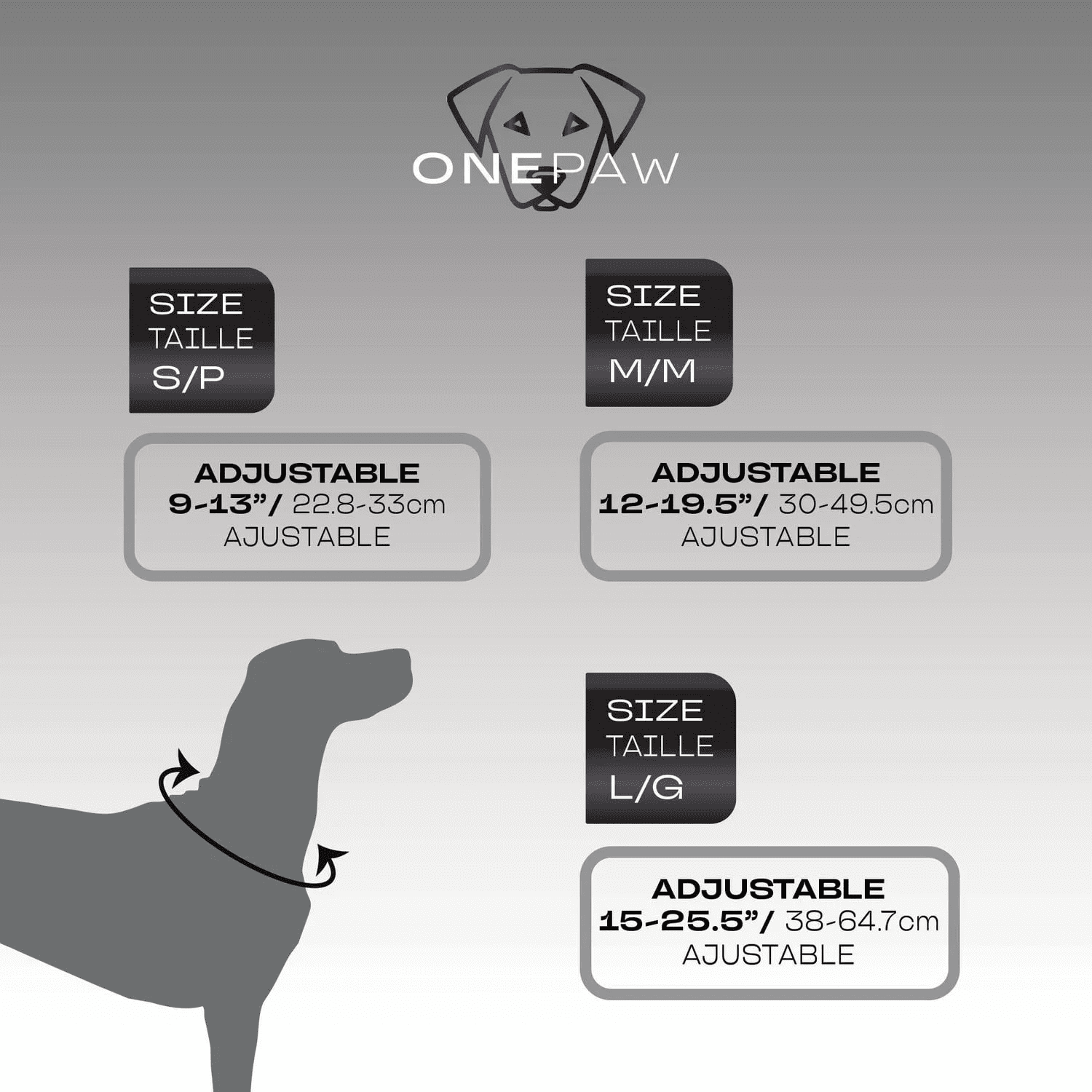 One Paw, Collier à sangle pour chiens