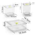thumbnail image 3 of 1 Set Food Storage Jar Transparent Large Capacity Leakproof  Moisture-proof Clear Grain Storage Box Tank Kitchen Supply, 3 of 12