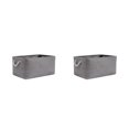 thumbnail image 4 of Maytalsory Bac de Rangement à Poignée en Corde Robuste Solution de Rangement Pratique et Fiable Gris 36*26*16 2Ensemble, 4 of 6