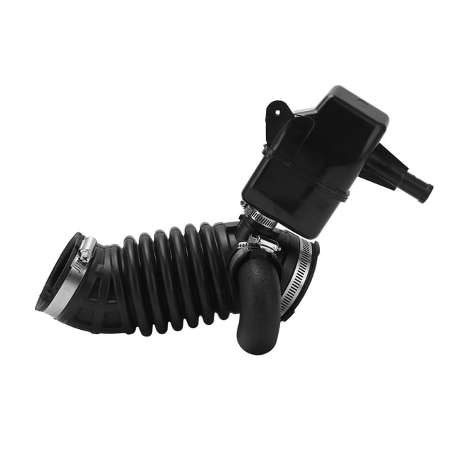 Engine Air Cleaner Intake Hose Engine Filter Air Flow Tube 16576ET00A made of durable EPDM material, designed as a replacement for Nissan Sentra 2.0L models from 2007 to 2012. This automotive replacement part features ribbed tubing and clamps for secure installation, connecting the air filter box to the intake manifold.