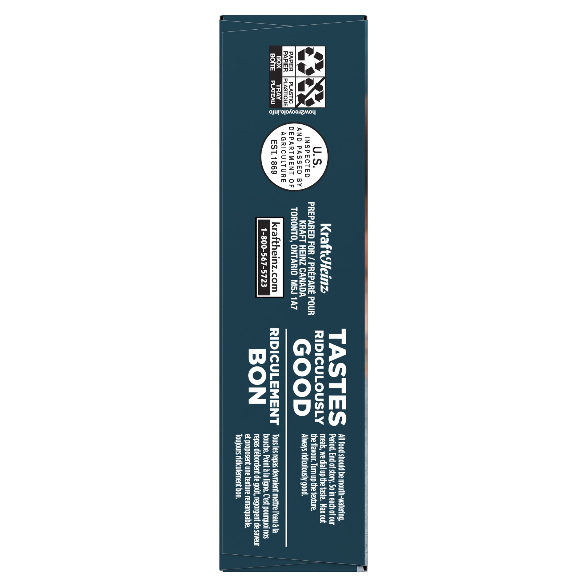 CRAVE Cheesy Loaded Potatoes with Angus Beef Frozen Meal, 284 gr Box, 284g