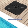 thumbnail image 2 of Costway Base de Parasol Déporté de Patio 20 Pouces Support, Base Remplie d'Eau, Poids, Ensemble de Plaque à Sable, 2 of 10