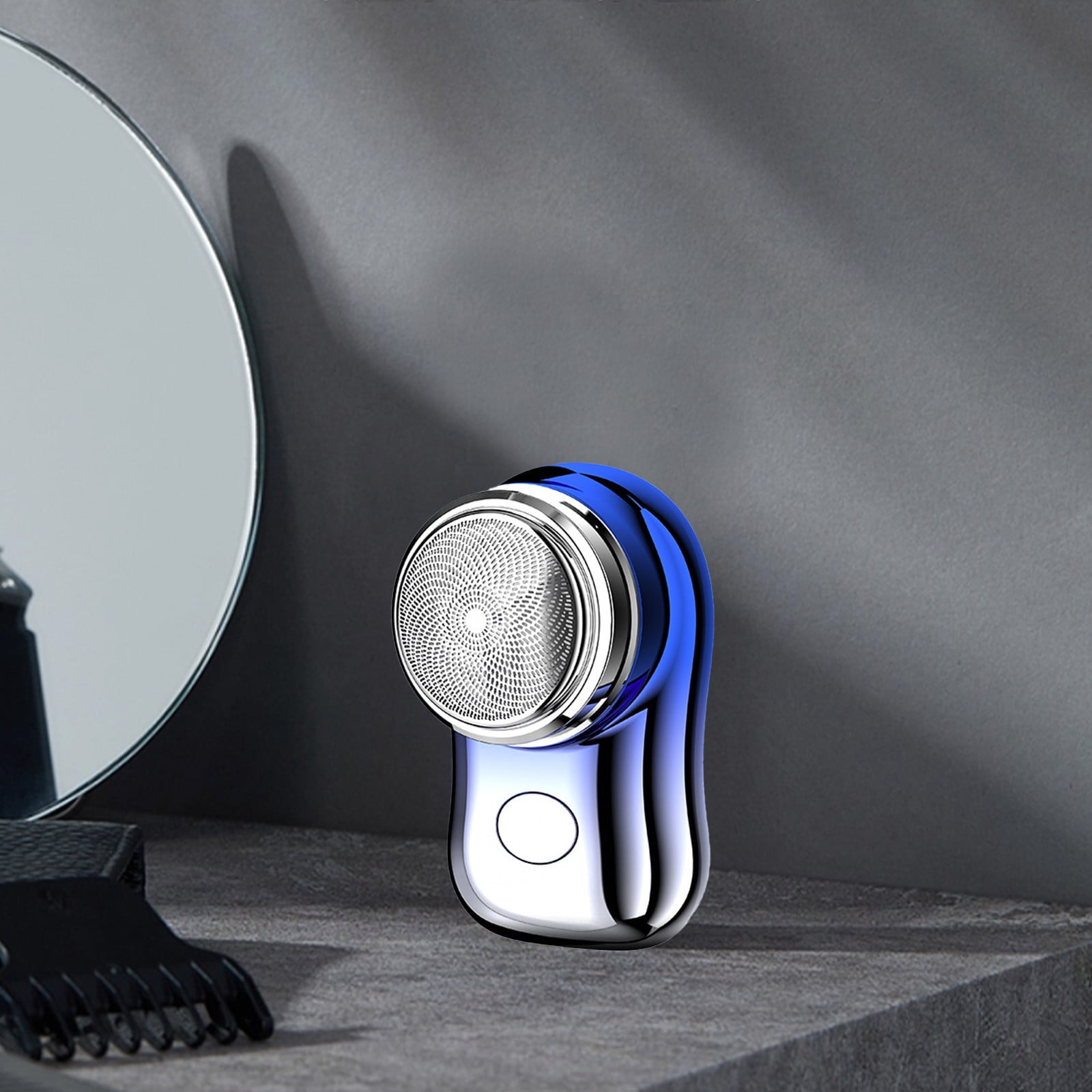 Dvkptbk Electric Shaver for Men Pocket Size Mini Portable Shaver Wet and Dry Mens Shaver USB Rechargeable Shaver Charging Easy One-Button Use Suitable for Home,Car The Shaver on Clearance