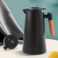 thumbnail image 4 of TIMIFIS Gadgets de Cuisine Bouilloire Intelligente Isolée Pot d'Isolation Intelligent pour la Maison Doublure en Verre Double Poignée Bois de Hêtre Forte Conservation de la Chaleur Appuyer sur un Bouton Sortir de l'Eau Cuisine et Salle à Manger, 4 of 6
