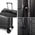 thumbnail image 2 of Bugatti Hamburg Hardside Luggage 24 inch (Charcoal), 2 of 5