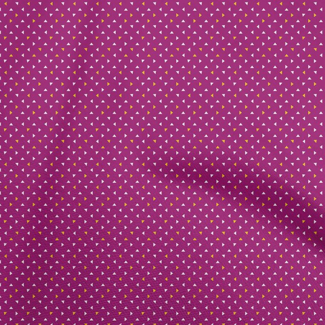 oneOone Polyester Spandex Dark Magenta Fabric Geometric Sewing Craft Projects Fabric Prints By Yard 56 Inch Wide