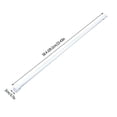 thumbnail image 3 of HAOANTension Curtain Rod 24 To 43inch (White) Adjustable Tension Rods Spring Curtain Rods No Drilling Extension Rod, 3 of 5