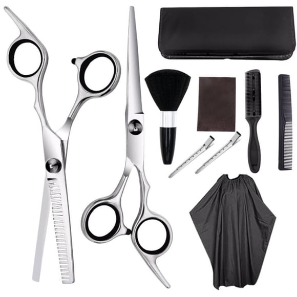 Professional Haircut Scissors Kit for Barber, Salon, Home