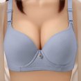 thumbnail image 1 of Kyusrd Plus Size Supportive Bra For Women'S Full Coverage Bra Adjustable Shoulder Straps Bra Soild Color Everyday Bra, 1 of 8