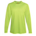 thumbnail image 1 of Hanes 482L Adult Cool DRI Long Sleeve Performance Tee, Safety Green - Extra Large, 1 of 1