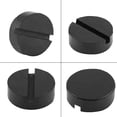thumbnail image 3 of Qiilu Car Jack Pad, Universal Slotted Frame Rail Floor Jack Pads Jacking Rubber Pad Adapter Black, 3 of 8