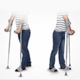 thumbnail image 3 of Forearm Elbow Crutch Aluminium Portable Stretchable High Load Capacity Elbow Forearm Walking Stick, 3 of 6