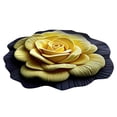 thumbnail image 1 of 3D Visual Stereo Flower Shaped Mud Floor Mat for Living Room and Bedroom Non- Easy Care Stain- Stylish Rug for Home, 1 of 7