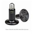 thumbnail image 4 of 25W Reptile Heat Lamp Ceramic Infrared Heat Emitter Brooder Coop Lizard Aquarium Snake Pet Infrared Non-Light Lamp Bulb, 4 of 7