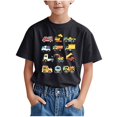 thumbnail image 1 of WRKEKC T-Shirts d'Été pour Garçons, T-Shirts Décontractés pour Garçons, T-Shirts Polyvalents Décontractés à Manches Courtes pour Enfants avec Motif Imprimé et Col Rond, 1 of 6