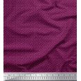 thumbnail image 1 of Soimoi Viscose Chiffon Fabric Crescent Moon Shirting Print Fabric by Yard 42 Inch Wide, 1 of 3