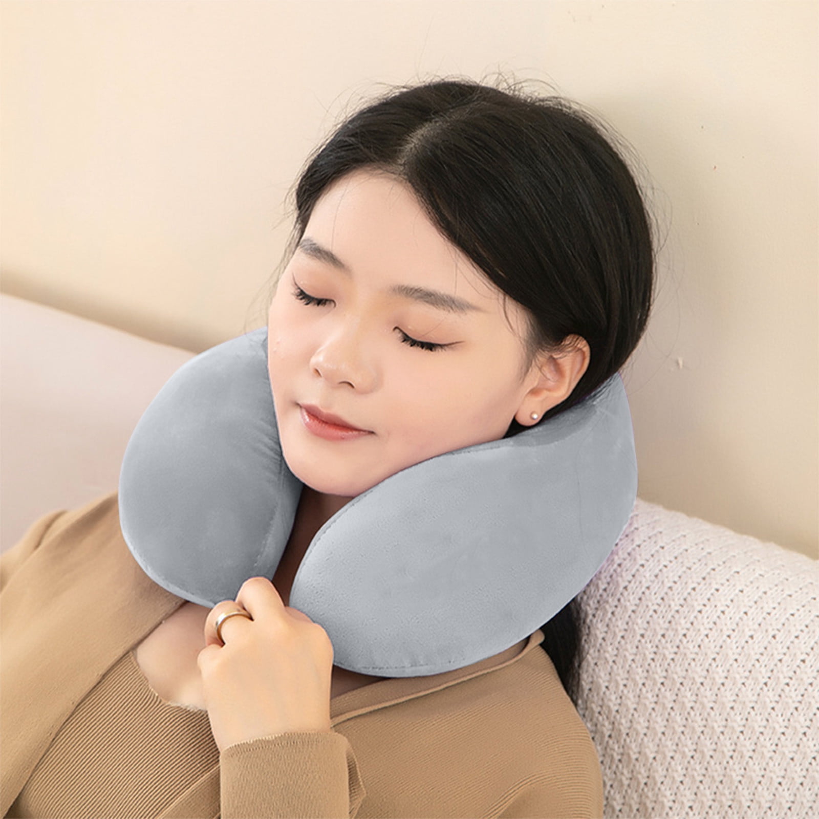 Neck Pillow for Travel,Portable Memorize Foam U Shaped Neck