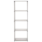 5-Shelf Bookcase Book Shelves Bookshelf Storage Bin Books Display Shelving Unit Organizer