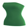 thumbnail image 1 of CHUANK Women‘s 2-Pack Basic Solid Stretchy Cotton Long Bandeau Tube Top, 1 of 5