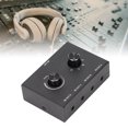 thumbnail image 1 of 4 Ports 3.5mm Stereo Passive Switcher, 1 Output Special Design Easy To Use Converter Sturdy  For MP4 For Headphones, 1 of 8